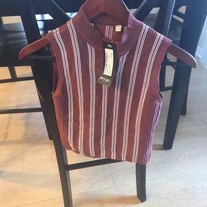 NWT Nasty Gal High Neck Crop Top